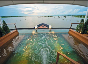 swimming in the mekong