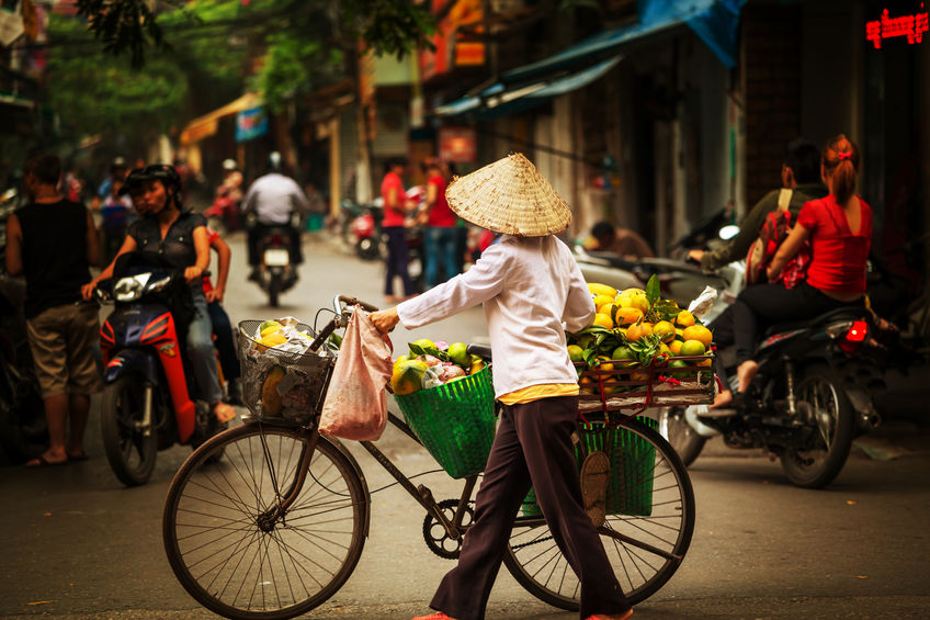 street vendor in Vietnam