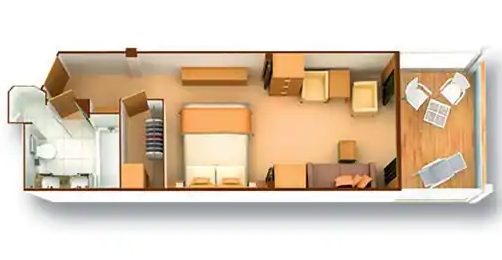 Seabourn Veranda Suite Layout Seabourn Veranda Suite Layout