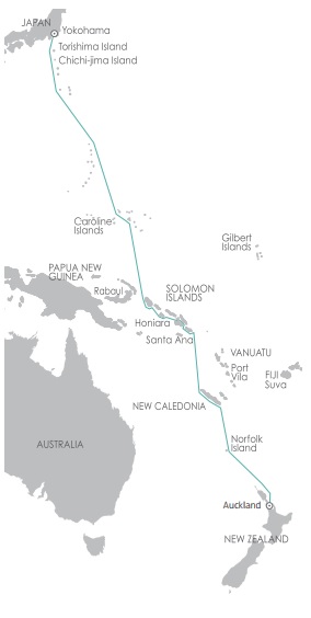 Grand Pacific Odyssey Map
