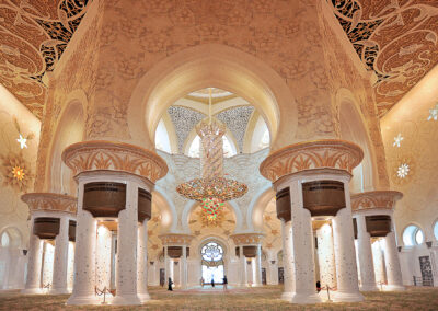 Abu Dhabi Mosque Interior