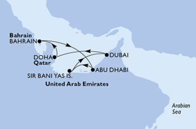 Abu Dhabi and Dubai Itinerary