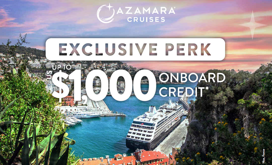 AZAMARA Cruises Exclusive Perk