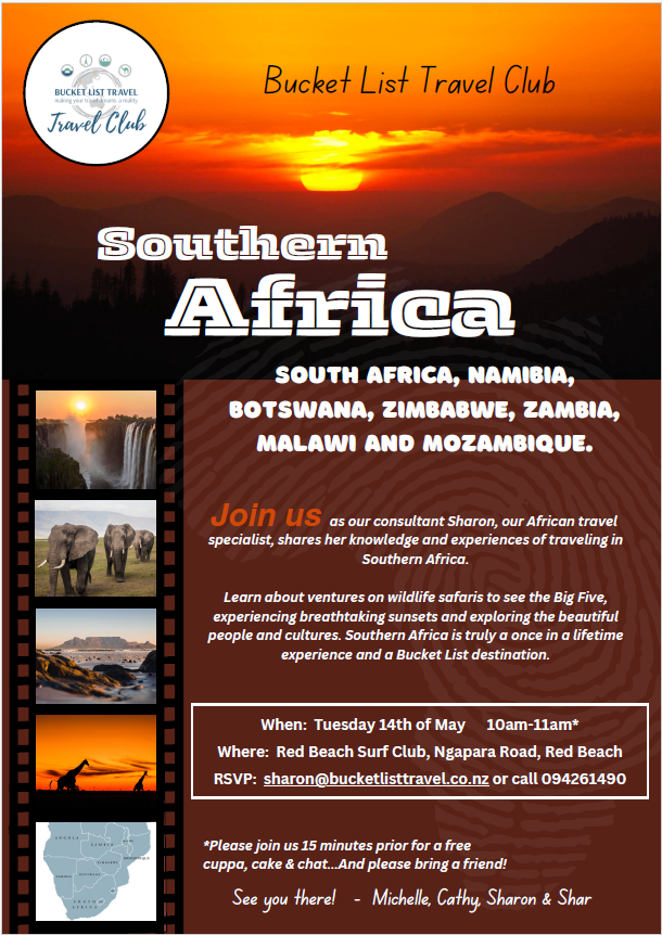 May Travel Club -  Southern Africa