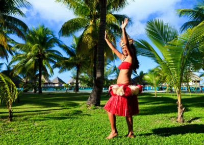 Tahitian dancer