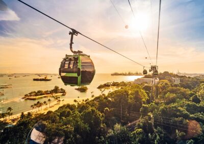 Cablecar to Sentosa, Singapore