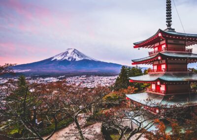 Mount Fuji, Chureito Pagoda, Japan